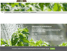 Tablet Screenshot of gardenguide.se